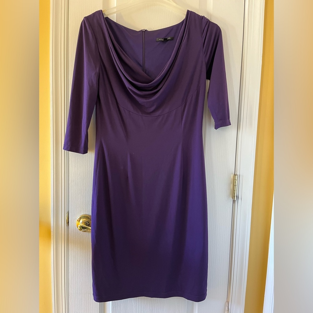David Meister Purple Dress Size 6. New without tags.